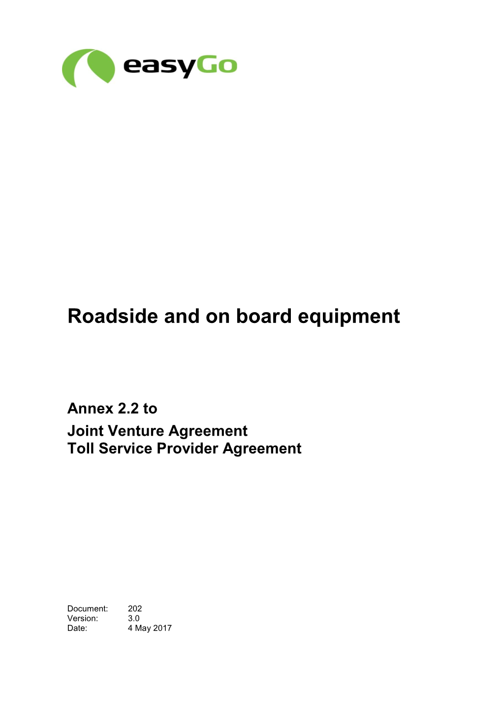 Roadside and on Board Equipment