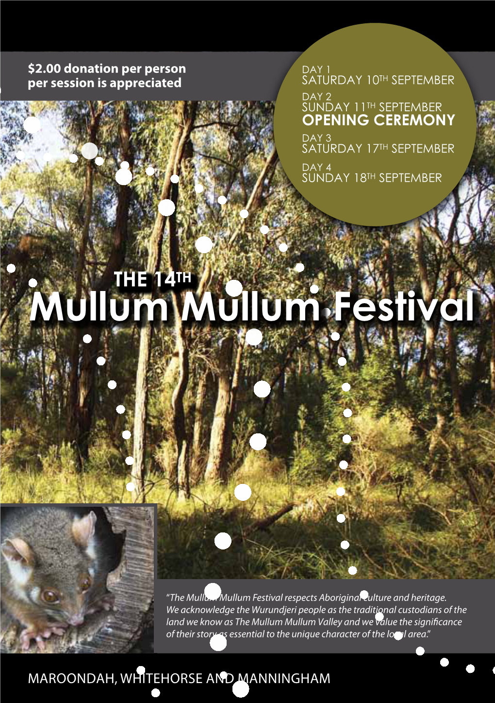 Mullum Mullum Festival Ensuring That Future Generations Retain an Environment to Enjoy