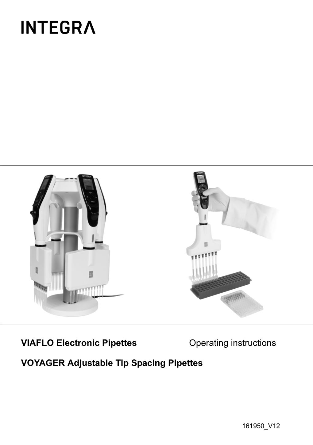 VIAFLO Electronic Pipettes Operating Instructions VOYAGER Adjustable