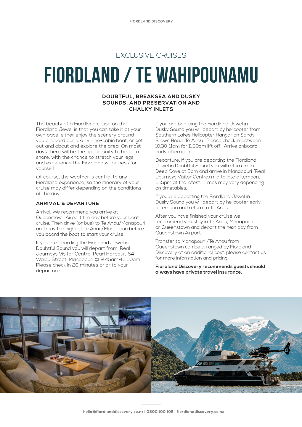 Fiordland / Te Wahipounamu