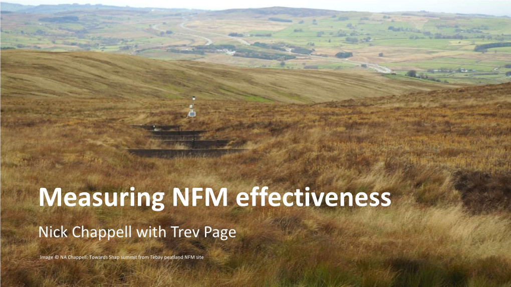 Measuring NFM Effectiveness Nick Chappell with Trev Page