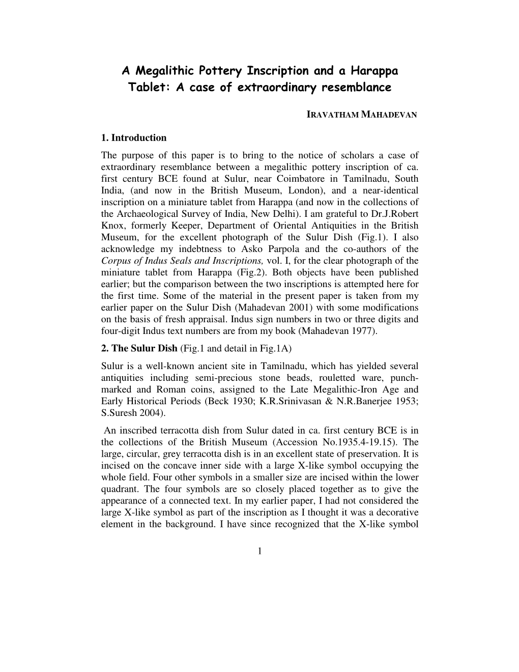 Download the PDF a Megalithic Pottery Inscription and A