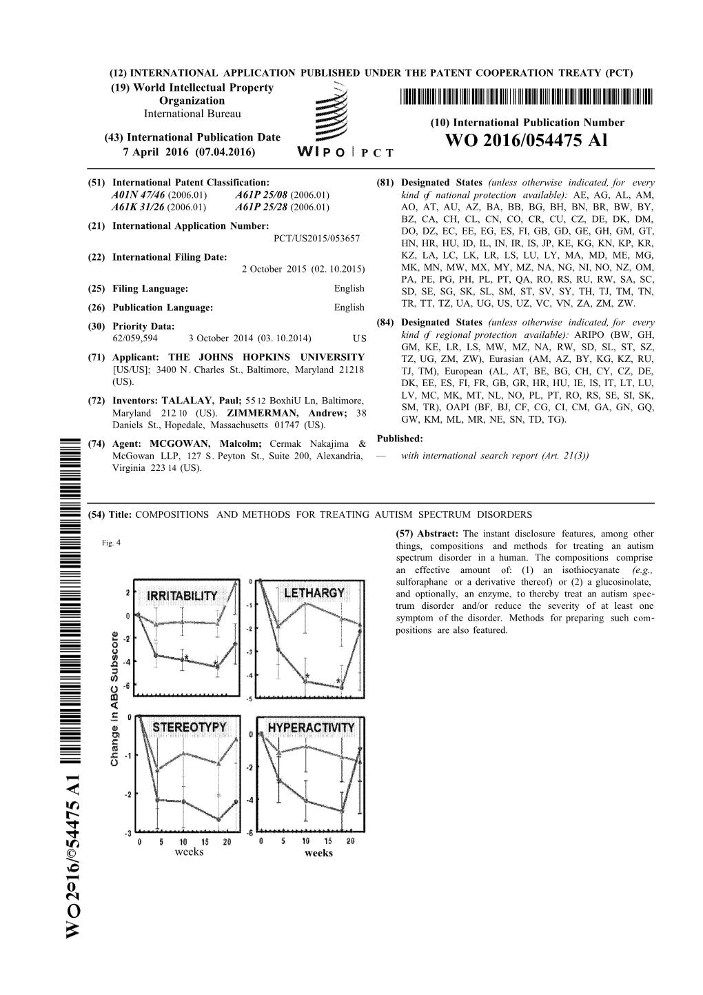 WO 2016/054475 Al 7 April 2016 (07.04.2016) P O P C T