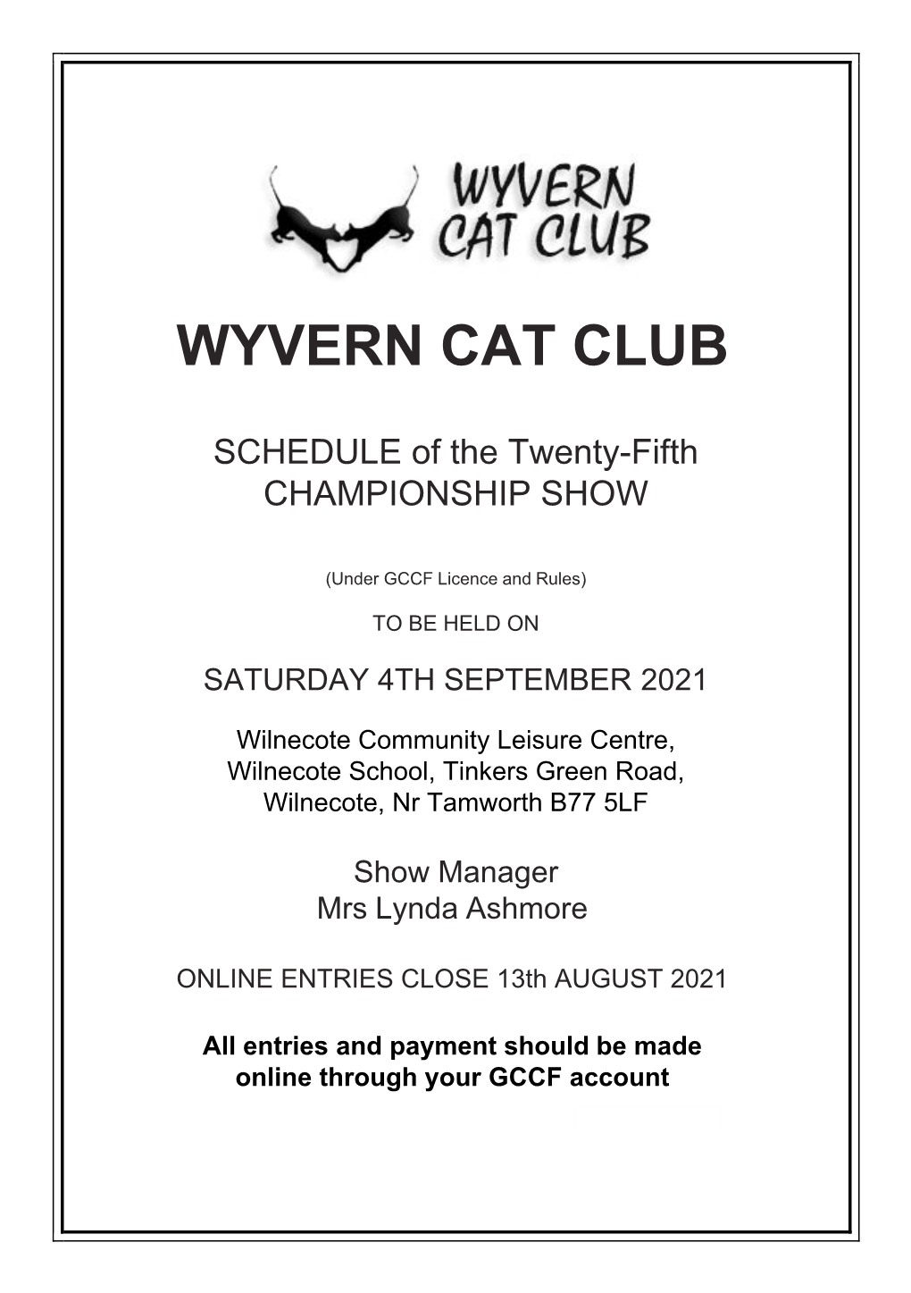 Wyvern Cat Club