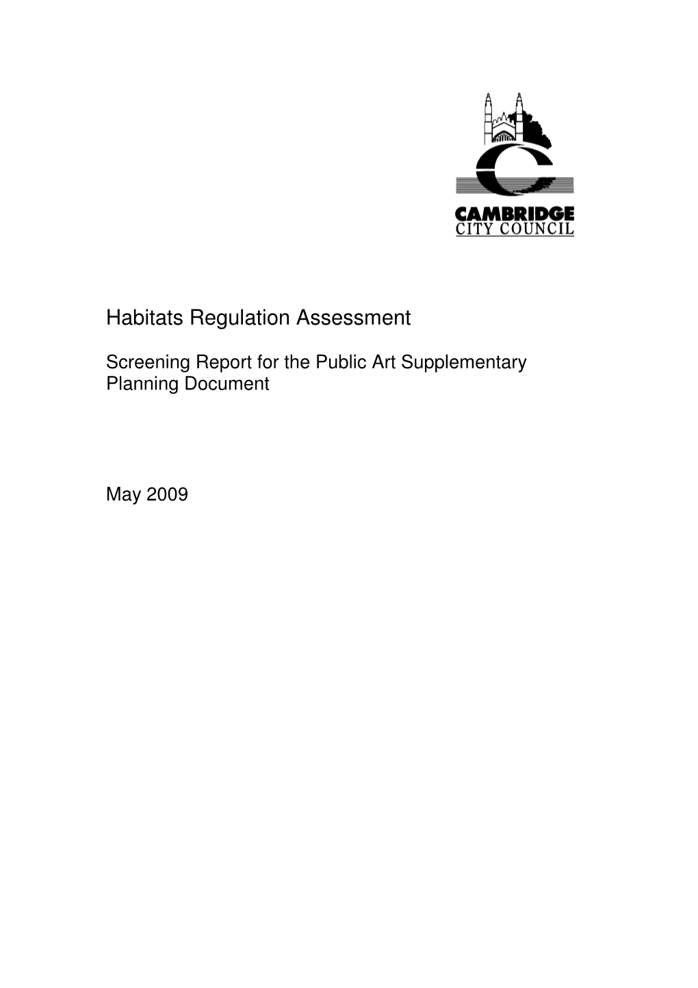 Habitats Regulation Assessment