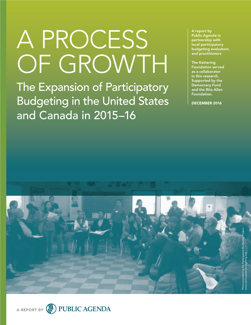 A Process of Growth: the Expansion of Participatory Budgeting in the United States and Canada in 2015–16