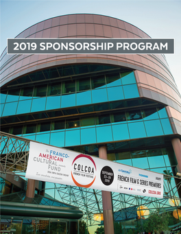 2019 Sponsorship Program a Week of Film and Series Premieres in Hollywood