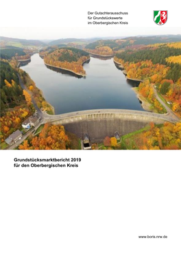 Grundstücksmarktbericht 2019 Für Den Oberbergischen Kreis