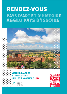 Rendez-Vous Pays D'art Et D'histoire Agglo Pays D'issoire