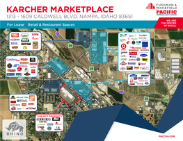 Karcher Marketplace 1313 - 1609 Caldwell Blvd