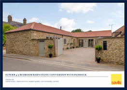 Superb 4/5 Bedroom Barn Stone Conversion with Paddock