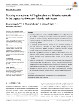 Tracking Interactions: Shifting Baseline and Fisheries Networks in the Largest Southwestern Atlantic Reef System