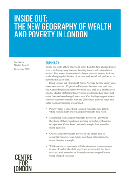 Inside Out: the New Geography of Wealth and Poverty in London