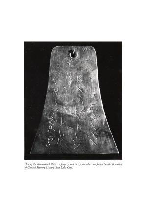 One of the Kinderhook Plates, a Forgery Used to Try to Embarrass Joseph Smith