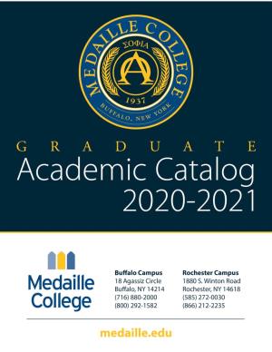 Graduate Catlog| 2020-2021