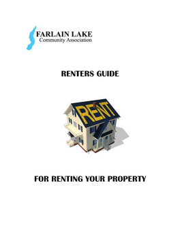 Renters Guide for Renting Your Property