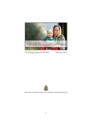 Uighur Cultural Orientation
