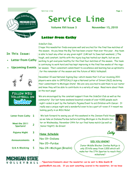 Service Line Page 1 Service Line