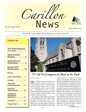 Carillon News 89 Letter:CN88