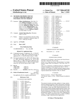 (12) United States Patent (10) Patent No.: US 7,846.445 B2 Schellenberger Et Al