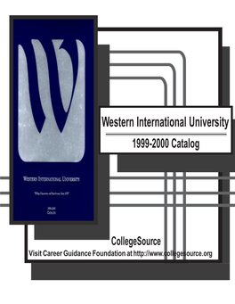 1999-2000 WIU Catalog