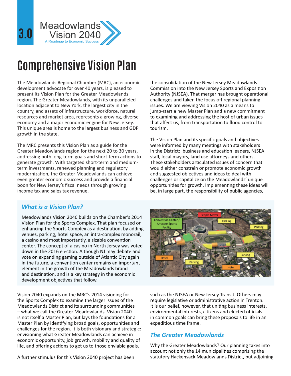 3.0 Comprehensive Vision Plan