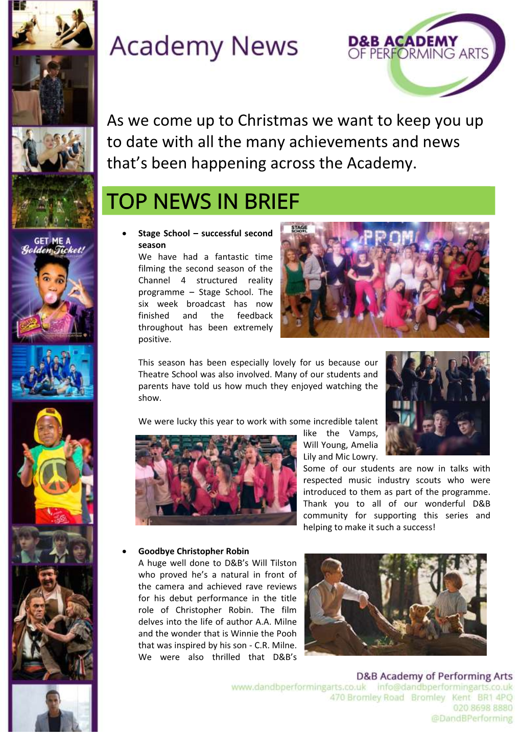 Newsletter Christmas 2017