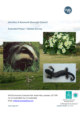 Extended Phase 1 Habitat Survey September 2014
