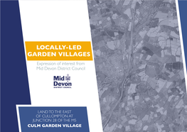 LOCALLY-LED GARDEN VILLAGES Expression of Interest from Mid Devon District Council
