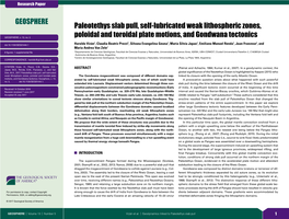 Paleotethys Slab Pull, Self-Lubricated Weak Lithospheric Zones, Poloidal