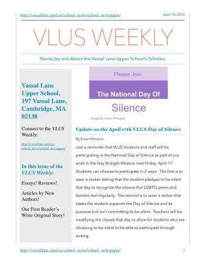 10 April VLUS Weekly