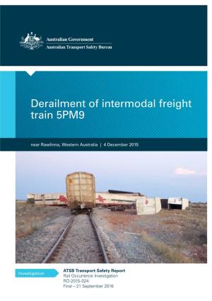 Derailment of Intermodal Freight Train 5PM9 Near Rawlinna, Western Australia on 4 December 2015