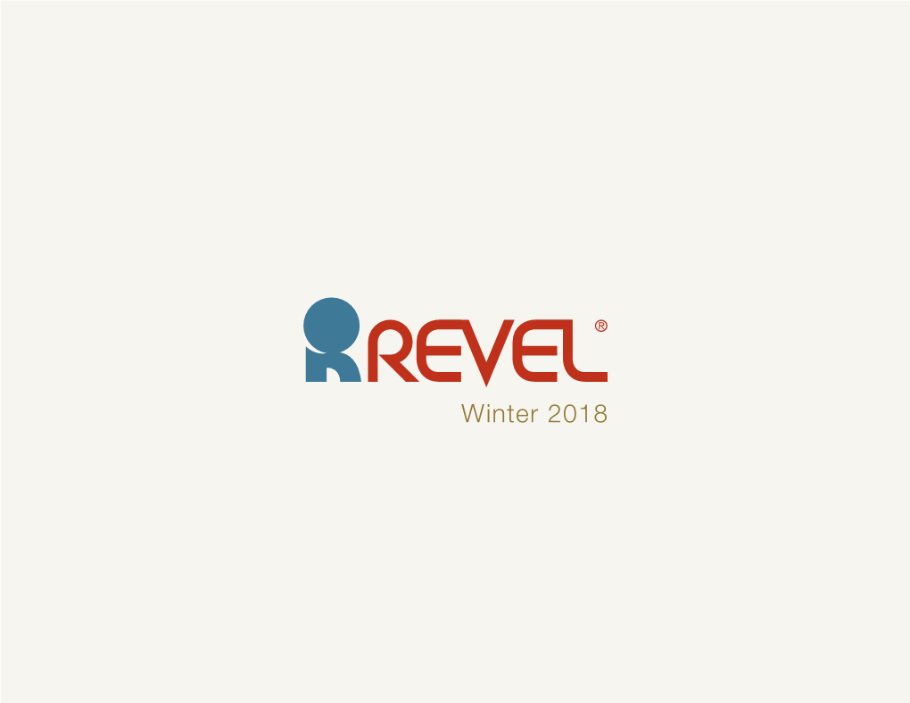 Winter 2018 Revel Is a Unique Loudspeaker Company