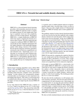 DBSCAN++: Towards Fast and Scalable Density Clustering