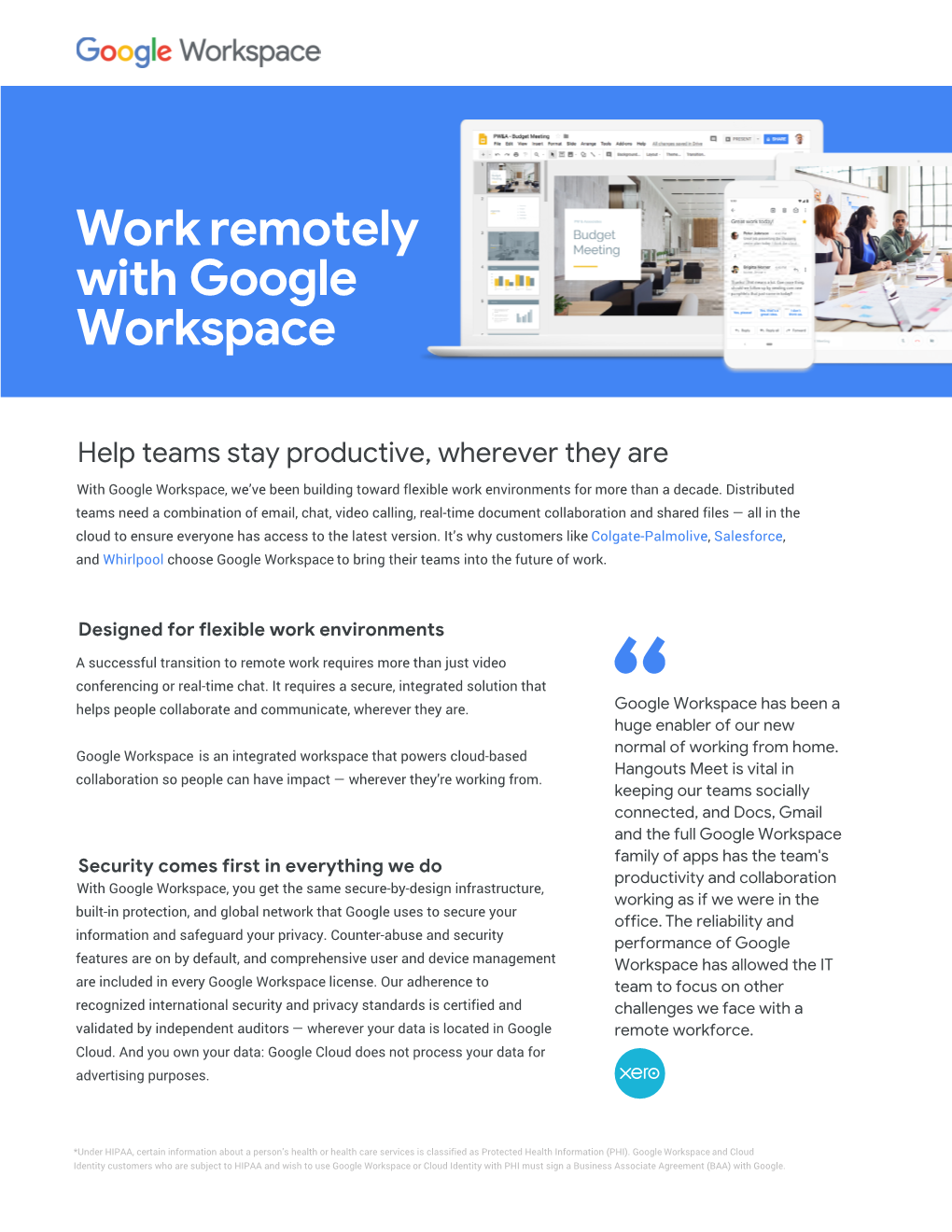 Work Remotely with Google Workspace