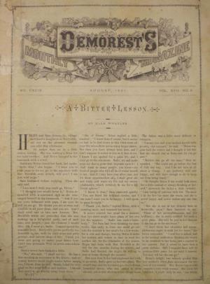 Demorest's Family Magazine. August 1881. Vol. 17, No. 8