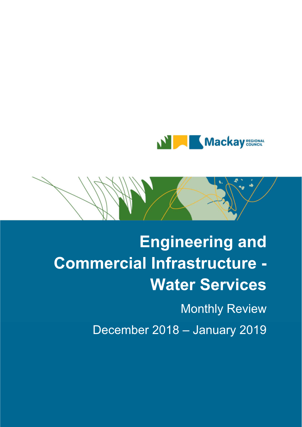 Water Services Monthly Review December 2018 – January 2019 Engineering & Commercial Infrastructure Monthly Review > December 2018 and January 2019