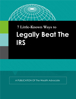 Legally Beat the IRS