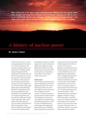 A History of Nuclear Power