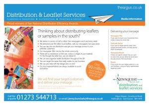 Distribution & Leaflet Services