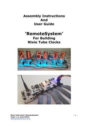 Here Are the Remotesystem Instructions