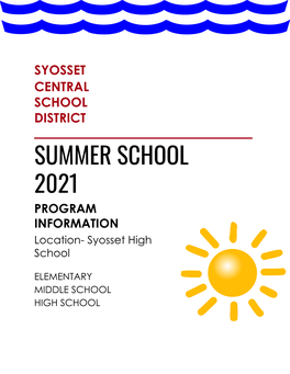 Copy of Summer School Brochure 2021
