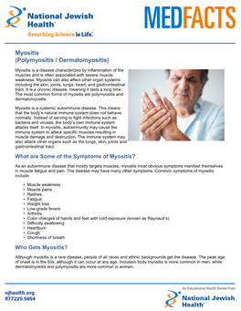 Polymyositis / Dermatomyositis)