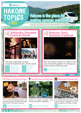 Hakone Gora Summer Festival