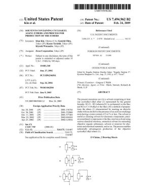 (12) United States Patent (10) Patent No.: US 7.494,962 B2 Kinet Al