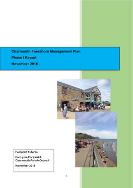 Charmouth Foreshore Management Plan Phase I Report November 2016