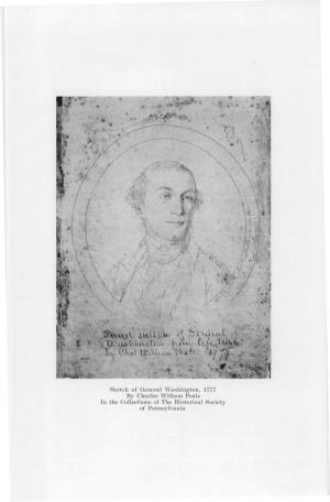 Sketch of General Washington, 1777 by Charles Willson Peale in the Collections of the Historical Society of Pennsylvania