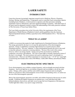 Training Manual on Lasers (PDF)