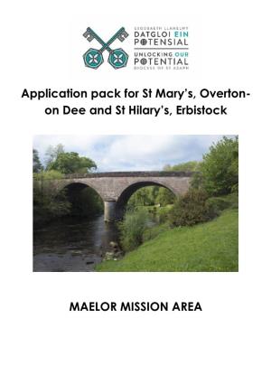 On Dee and St Hilary's, Erbistock MAELOR MISSION AREA