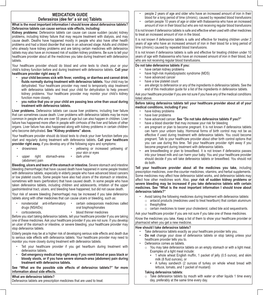 MEDICATION GUIDE Deferasirox (Dee Fer' a Sir Ox) Tablets